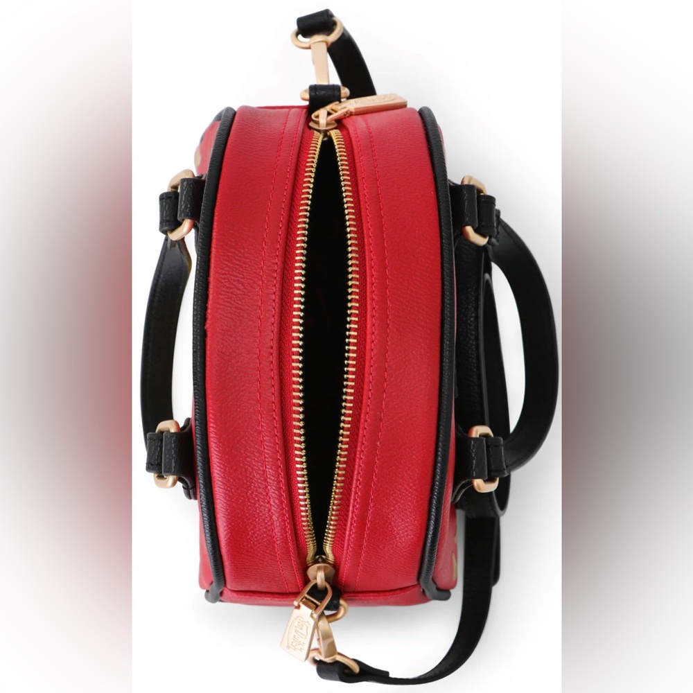 VON DUTCH "CITY OF ANGELS" RED & YELLOW BOWLING BAG NWT - Picture 6 of 7